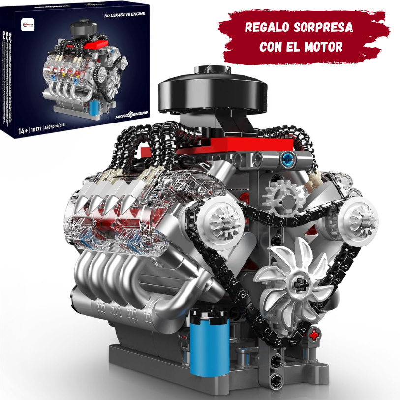 Motor V8 armable